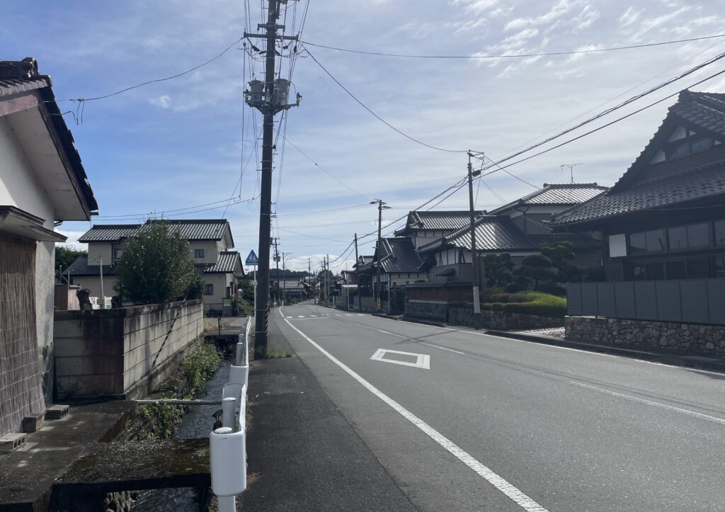 今の木戸の通り。当時はどんな雰囲気だったのだろう。